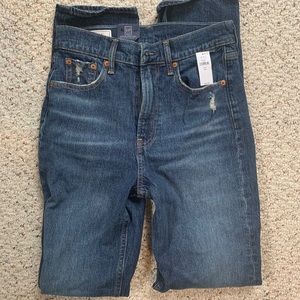 Gap Sky High Straight Jeans 27/4 Tall